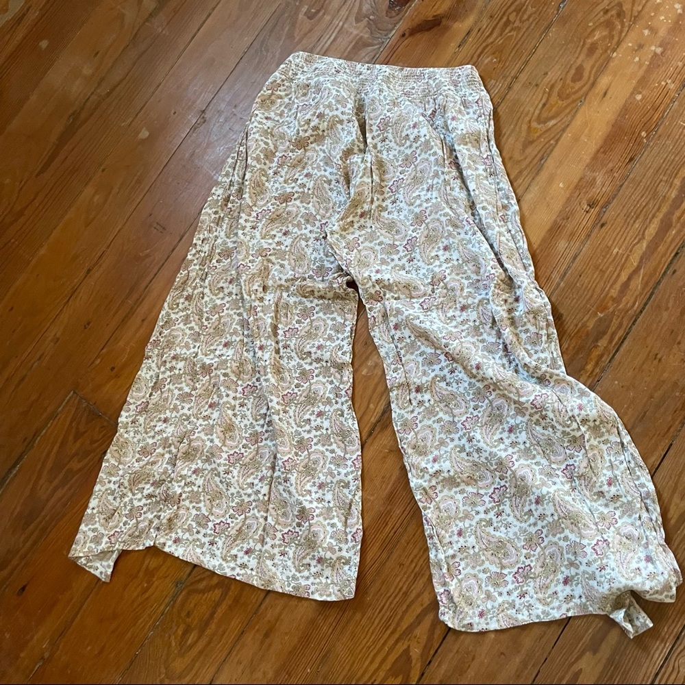 Denim & Supply Gauze type wide leg pants